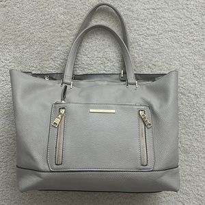 Steve Madden Taupe-Gray Color Large Handbag